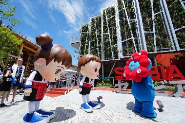 MJAKU MJAKU UPOZNAO MASKOTE EXPO 2027 Prijateljstvo na prvi pogled (FOTO)