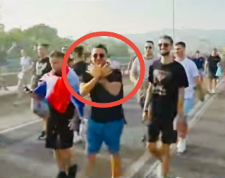 NOVA PROVOKACIJA, U HRVATSKOJ POKAZUJU DVOGLAVOG ORLA Sramna scena snimljena pred Tompsonov koncert