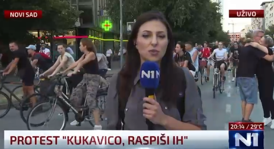 REPORTERKA N1 REKLA NAPOKON PRAVU ISTINU: "Okupili smo se mi zgubidani u Novom Sadu, da se malo “igramo” i maltretiramo gradjane" (VIDEO)
