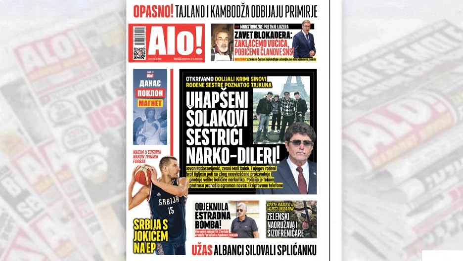 UHAPŠENI ŠOLAKOVI SESTRIĆI NARKO-DILERI! Dolijali krimi sinovi rođene sestre poznatog tajkuna