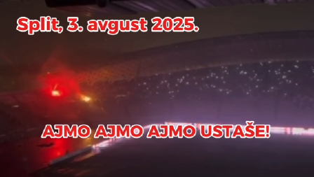 ZGUBIDANI, SA KIM TO RUŠITE SRBIJU? Split podržao blokadere, pa na dan Oluje zagrmeo: Za dom spremni! Ajmo ustaše!