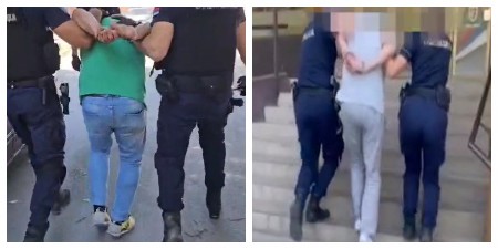 JOŠ DVOJICA UHAPŠENA U VRBASU Sa lisicama na rukama dovedeni u policijsku stanicu (VIDEO)