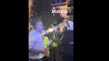 DVE SRBIJE U JEDNOJ SCENI: Komandant Repac protiv maskiranih huligana i Jankovića (VIDEO)