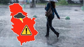NEVREME SE PREMEŠTA, OVI DELOVI SRBIJE NA UDARU U NAREDNA DVA SATA Novo hitno upozorenje RHMZ