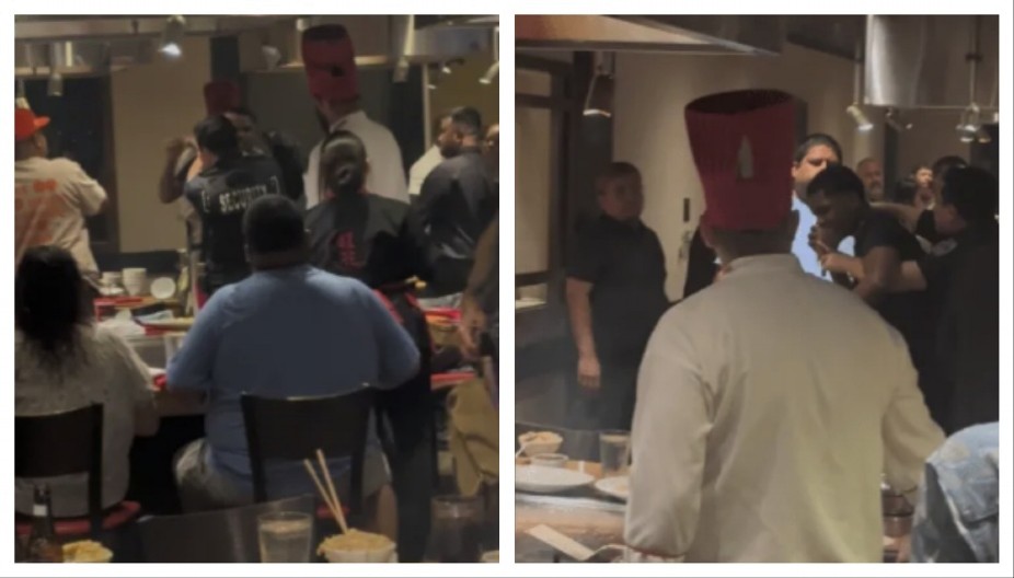 TUČA U POZNATOM RESTORANU Kamere sve snimile! (FOTO)