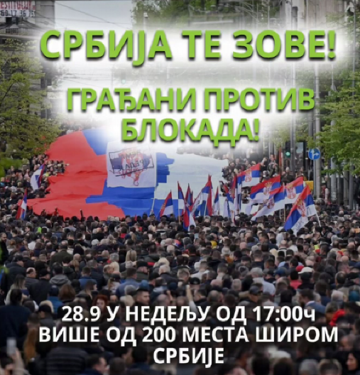 GRAĐANI PROTIV BLOKADA U VIŠE OD 200 MESTA ŠIROM SRBIJE Očekuje se 200.000 ljudi, poruka je samo jedna - hoću normalan život!