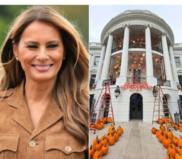 MELANIJA TRAMP OKITILA BELU KUĆU ZA NOĆ VEŠTICA Jednostavna jesenja dekoracija umesto zastrašujućih ukrasa