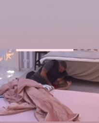 LEŽI PREKO NJE, A ONA PRETI NOŽEM Stravičan snimak nasilja u Eliti, obezbeđenje odmah uletelo (VIDEO)