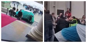 POGLEDAJTE SNIMKE DIVLJAŠTVA OPOZICIJE ISPRED SKUPŠTINE Mogli nesmetano da uđu, ali su hteli da ruše i tuku! (VIDEO)