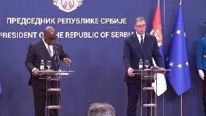 ZAVRŠEN SASTANAK U PALATI Srbija i Kongo potpisali ključne sporazume, obratili se predsednici Vučić i Čisekedi Čilombo