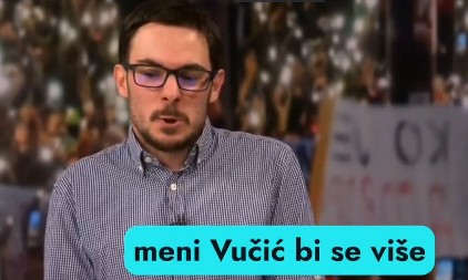 "VUČIĆ ĆE OPET POBEDITI NA IZBORIMA!" Hrvatski "novinar" koji podržava "studente" u Srbiji rasplakao Hrvatsku (VIDEO)