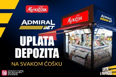 DOPUNITE NALOG NA MOJ KIOSK TRAFIKAMA – BRZO, JEDNOSTAVNO I BEZ PROVIZIJE AdmiralBet i Moj kiosk – nova dobitna kombinacija!