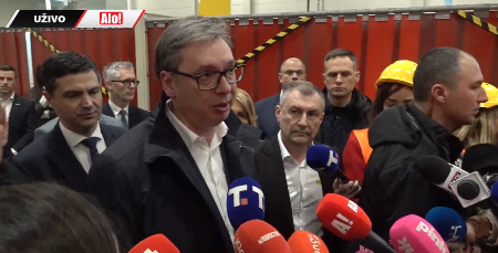 PLATE U PALFINGERU IZNAD PROSEKA Vučić: Ovakve kompanije dolaze da dugo ostanu