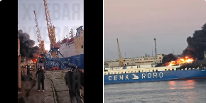 DRAMA U CRNOM MORU: Iskander pogodio TURSKI PUTNIČKO-TERETNI BROD u ukrajinskoj luci (VIDEO)