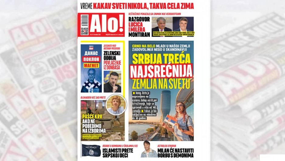 SRBIJA TREĆA NAJSREĆNIJA ZEMLJA NA SVETU! CRNO NA BELO: Mladi u našoj zemlji zadovoljniji nego u Skandinaviji
