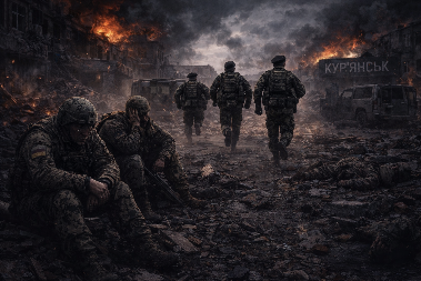 KOMANDANTI POBEGLI, VOJNICI OSTALI: Kupjansk bez naređenja i bez izlaza