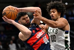 SRBIN ZABLISTAO Tristan Vukčević odigrao partiju sezone, uspeo je i da zaseni Vembanjamu