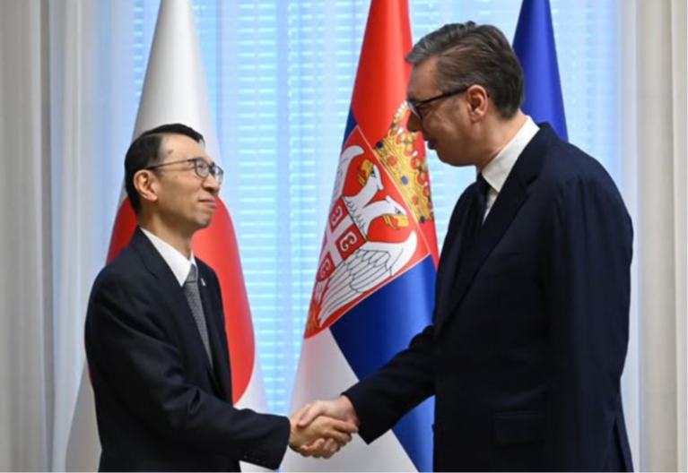 Predsednik Vučić primio ambasadora Japana u Srbiji Akiru Imamuru