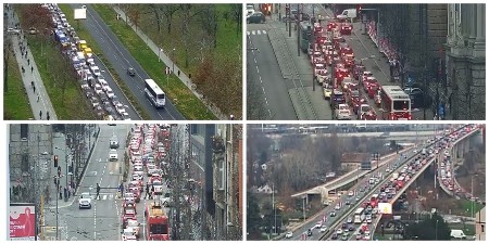 TOTALNI KOLAPS KOD "UŠĆA", SVE STOJI! Gužve i na ovim deonicama - vozila mile! (FOTO/VIDEO) 