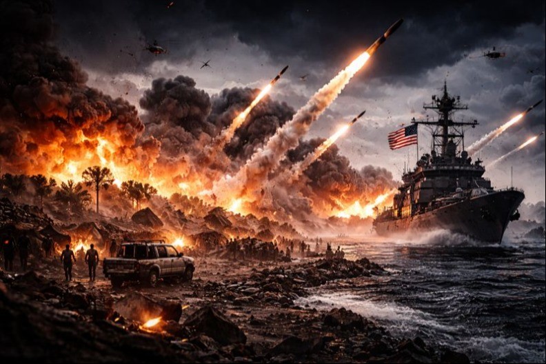 PAKLENI BOŽIĆ: Tramp naredio bombardovanje