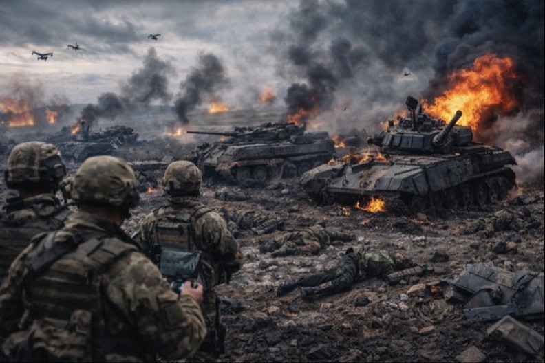 OTVORILA SE "VRATA PAKLA" U UKRAJINI Upotrebljeno oružje od kojeg svet drhti! Požari, eksplozije... Snimci su zastrašujući (VIDEO)