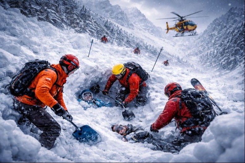 PAKAO NA SKIJALIŠTU: Lavine zatrpale skijaše, spasioci kopali satima