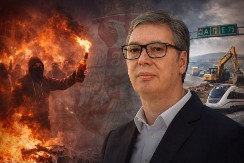 BLOKADERI PARALISALI GRADSKI PREVOZ Istog dana, Vučić se LAVOVSKI borio za srpsku ekonomiju