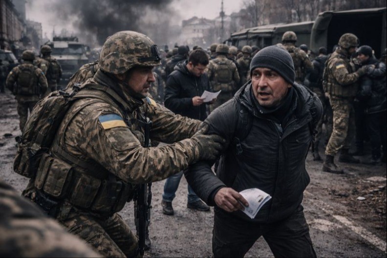 MOBILIZACIJA SE PRETVORILA U KRVAVI HAOS: U Lavovu izboden vojni komesar