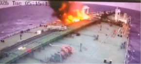 UDAR DRONA IZAZVAO EKSPLOZIJU: Pojavio se snimak napada na tankere u Crnom moru (VIDEO)