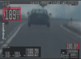 JURIO 189 NA SAT NA PUTU GDE JE OGRANIČENJE 80 Presretač zaustavio vozača audija kod Inđije 