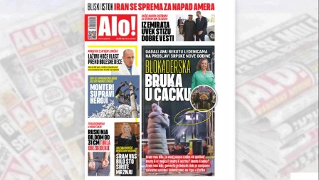 BLOKADERSKA BRUKA U ČAČKU! Gađali Anu Bekutu ledenicama na proslavi Srpske nove godine 