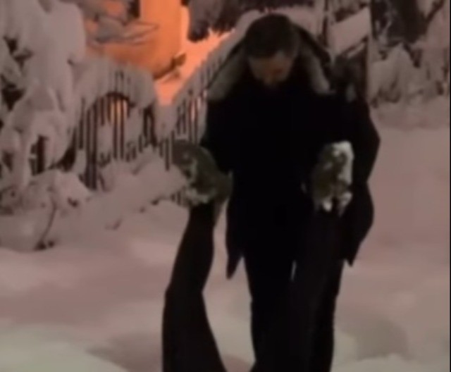 ŠOK, SMEH I PANIKA! Pogledajte kako Bosanac spušta trudnicu niz zavejano brdo – region oduševljen!