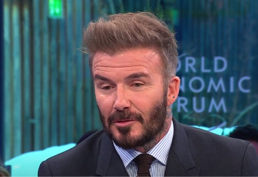 I Dejvid Bekam je u Davosu - rado viđeni gost u humanitarnoj misiji