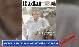 LAŽOMER: PROPALI REDITELJ MARKOVIĆ REŽIRA ATENTAT (VIDEO) 