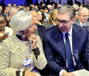 ODLIČAN SASTANAK SA PREDSEDNICOM EVROPSKE CENTRALNE BANKE: Predsedni Vučić podelio sjajne vesti iz Davosa 