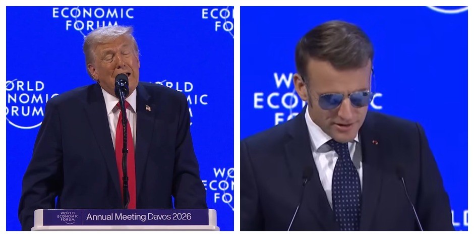 "REKAO SAM MU: ZAJE*AVAŠ NAS GODINAMA" Tramp u Davosu progovorio o Makronu!