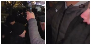 DOK BLOKADERKA URLA, POLICAJCI MIRNO STOJE! Pogledajte ovaj "sudar" nepristojnosti i pristojnosti kod Pionirskog parka i sve će vam biti jasno (VIDEO)