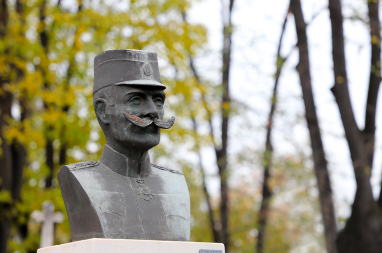 Na Novom groblju obeležene godišnjice smrti vojvode Petra Bojovića, vojvode Živojina Mišića i armijskog generala Pavla Jurišića Šturma