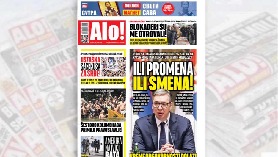 ILI PROMENA ILI SMENA! Vreme odgovornosti dolazi