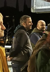 SIN MILA ĐUKANOVIĆA NA PROTESTU U PODGORICI Podržava blokade u Srbiji, učestvuje u blokadi mosta (FOTO)