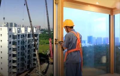 Za manje od 29 sati podigli zgradu od 10 spratova (VIDEO)