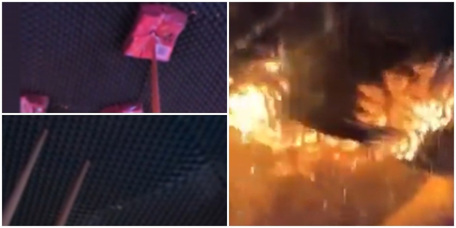 OBJAVLJENI SNIMCI PRE POŽARA U KRAN MONTANI! Radnici bilijarskim štapovima podupiru penu na plafonu (VIDEO)