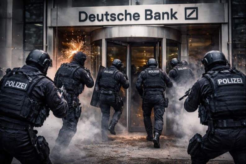 SPECIJALCI UPALI U DOJČE BANKU! Nemačka u šoku – šta se dešava u srcu finansija?
