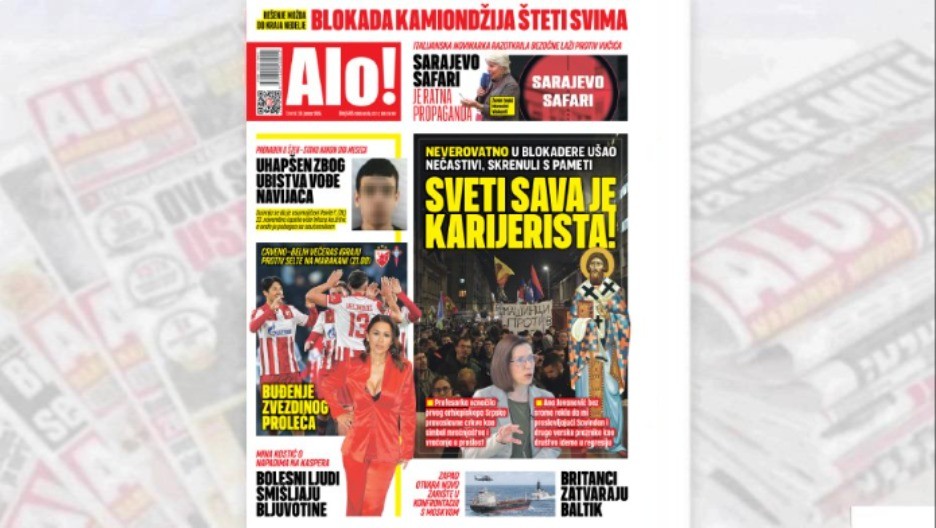 NEVEROVATNO! U blokadere ušao nečastivi, skrenuli s pameti: Sveti Sava je karijerista! 