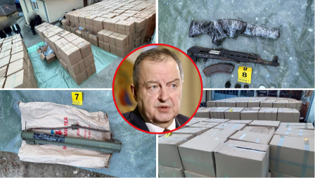 OGLASIO SE MUP O ZAPLENI PET TONA DROGE KOD KRUŠEVCA Uhapšene dve osobe, pronađeno i oružje