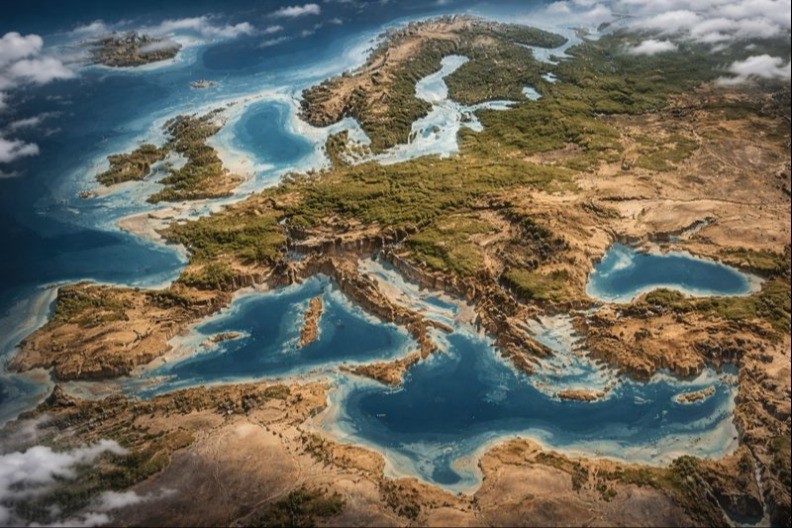 NOVA KARTA EVROPE BRIŠE MORA: Balkan se dramatično menja (FOTO)