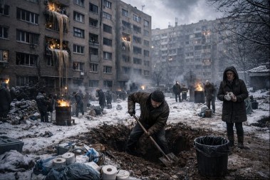 "GOV*A CURE KROZ PROZORE": Kijev na ivici potpunog raspada