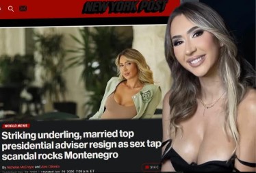 CRNOGORSKA SEKS-AFERA STIGLA DO NJUJORK POSTA! Mirjanin snimak vest i američkim medijima (FOTO)