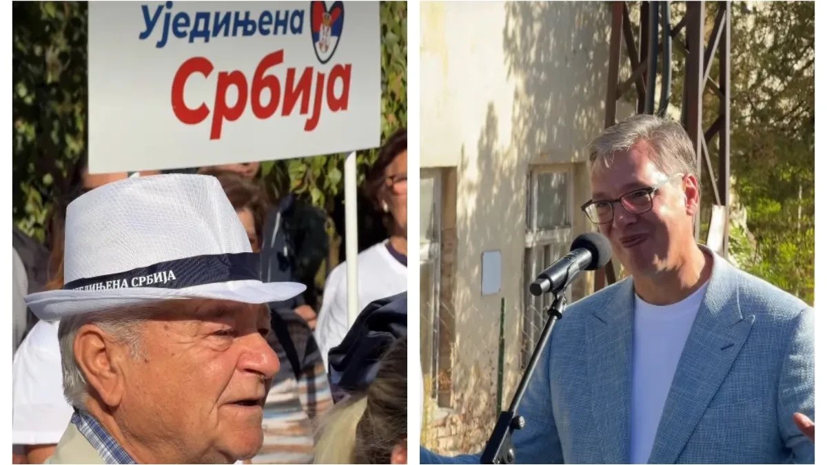 "Uradićemo sve za naš narod!" Vučić: "Evo ga, put kao pista.. sad se ide brzo, mora trotoar da se pravi..."