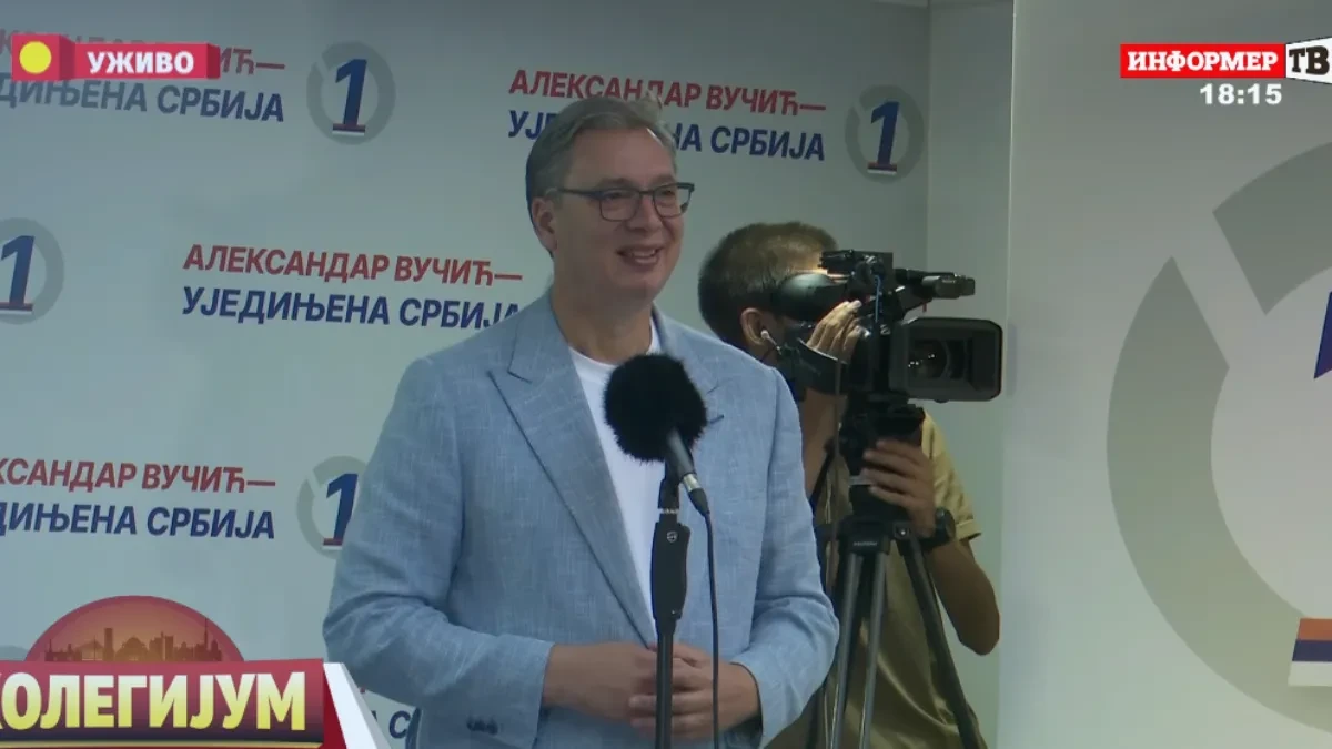 Vučić u Sremskoj Mitrovici: „Hvala vam što ste u ovolikom broju došli“